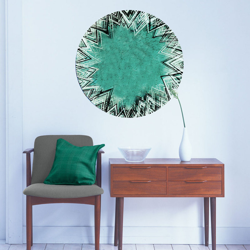 My Wonderful Walls Turquoise Geometry Wall Decal Wayfair.ca